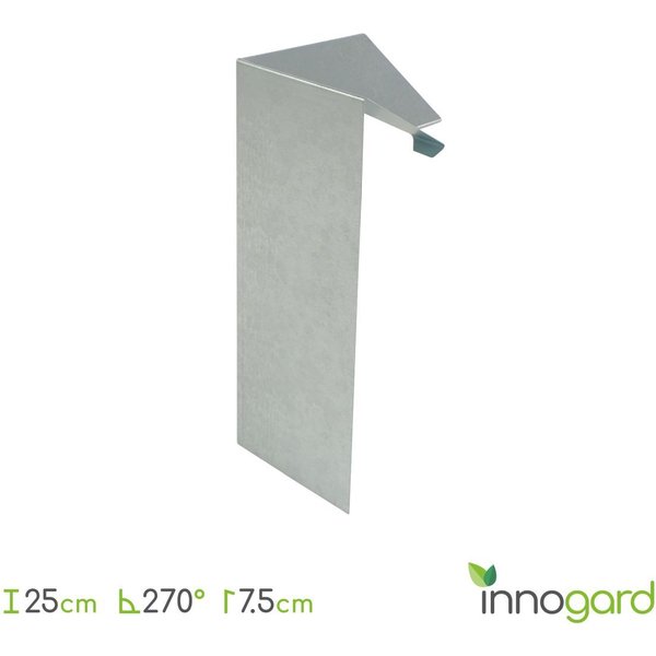 innogard Schneckenzaun AluZink "Galvalume AZ®" 1 Innenecke 270°