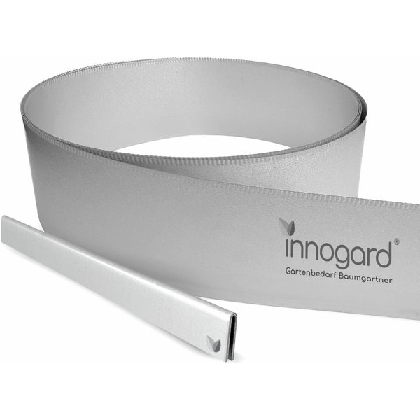 IRKA Rasenkantenband Alu-Zink 25 x 0,1 cm - Länge: 10 m