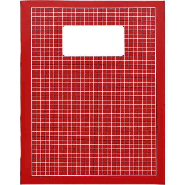 Schrift Qbasic 210x165mm ruit 5mm 80blz assorti