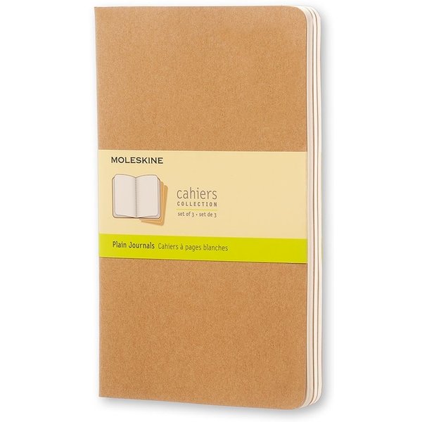 Schrift Moleskine 130x210mm blanco 160blz 70gr kraft