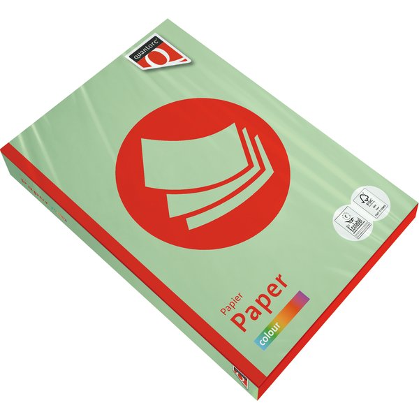 Kopieerpapier Quantore Colour A4 80gr appelgroen 500 vel