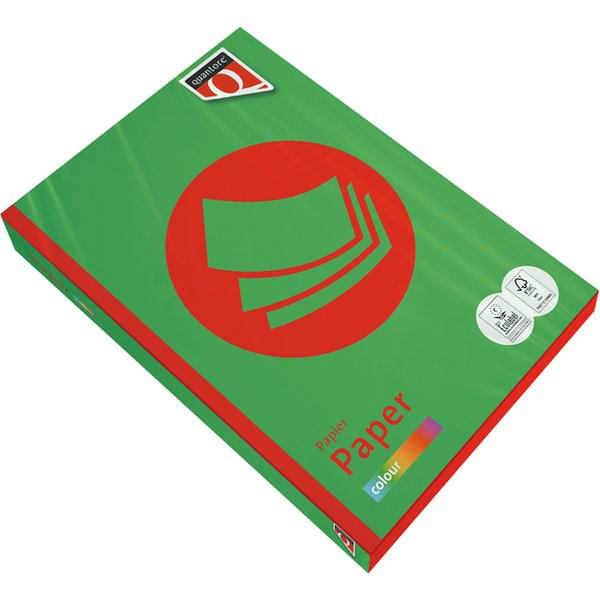 Kopieerpapier Quantore Colour A4 80gr grasgroen 500 vel