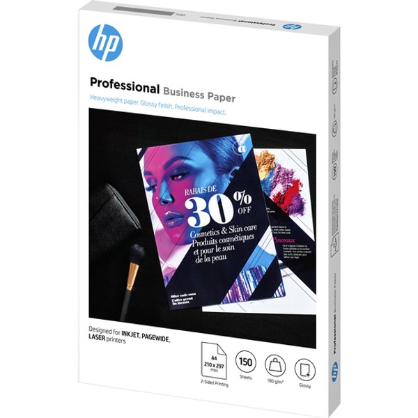 Fotopapier laser HP 3VK91A A4 180gr glans wit 150 vel