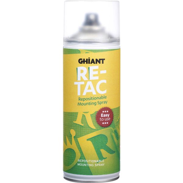 Lijmspray Ghiant High-Tac re-positioneerbaar 400ml