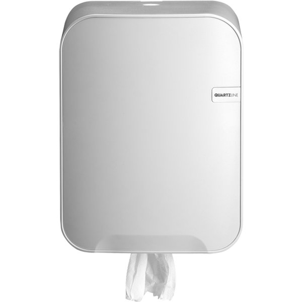 Poetspapierdispenser Quartzline Q16 medium wit 441104