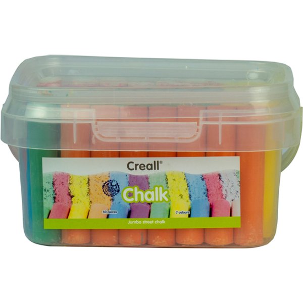 Stoepkrijt Creall 50 stuks 6 kleuren