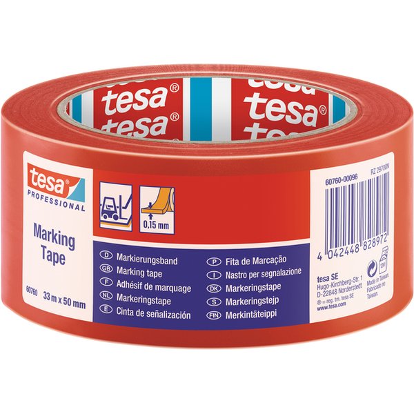 Markeringstape tesa® Professional 60760 PV1 50mmx33m rood