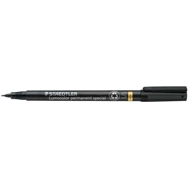 Viltstift Staedtler Lumocolor 319 special permanent S zwart
