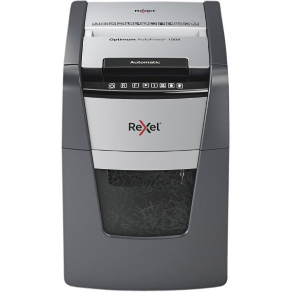 Papiervernietiger Rexel Optimum Auto+ 100X P4 snippers 4x28mm