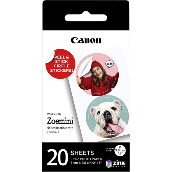Fotopapier Canon Zoemini ZP-2030-2C 20 vel