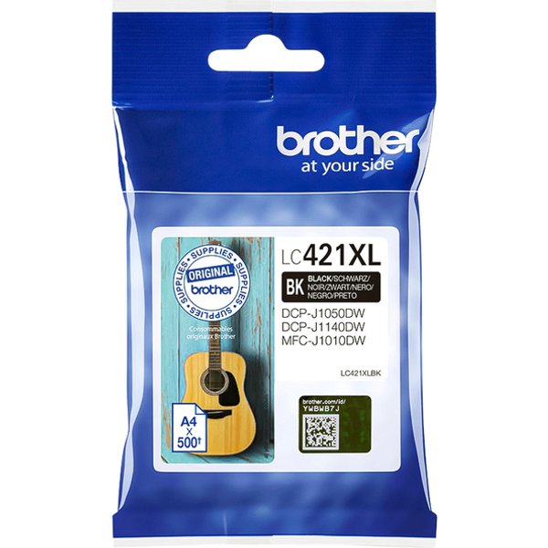 Inktcartridge Brother LC-421XLBK zwart