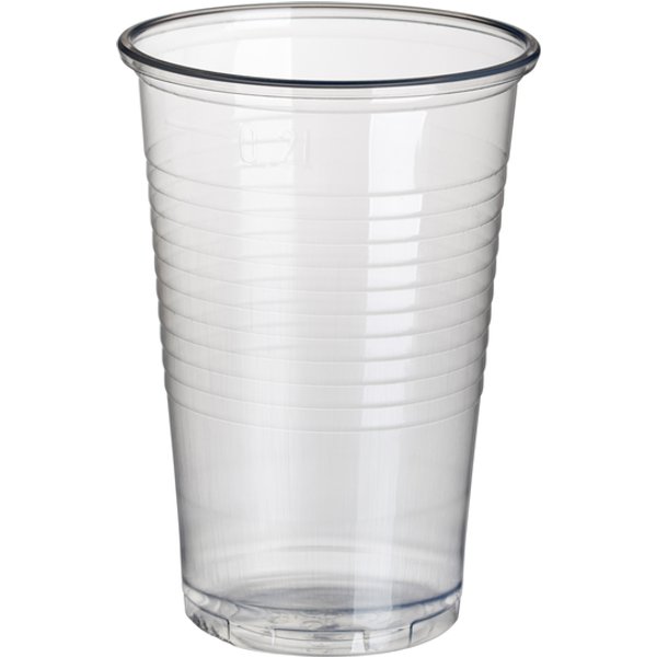 Beker Papstar 200ml Ø 70.3mm PP transparant 100 stuks