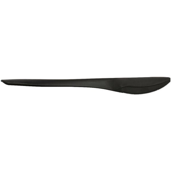 Mes IEZZY herbruikbaar CPLA 190mm 50 stuks zwart