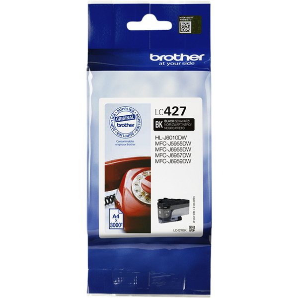 Inktcartridge Brother LC-427BK zwart