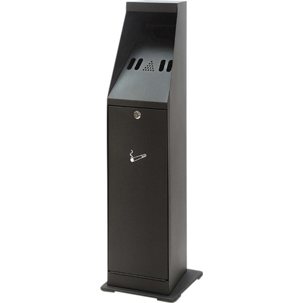 Asbak staand Vepa Bins zuil vrijstaand zwart 31043774