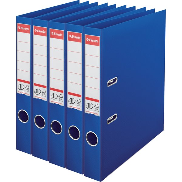 Ordner Esselte No 1 Power PP 50 mm blauw 5 stuks