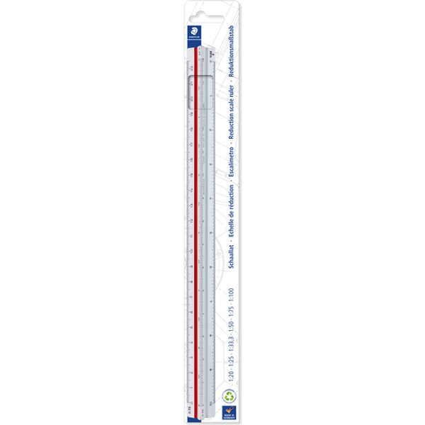 Schaalliniaal Staedtler 561 300mm verdeling training