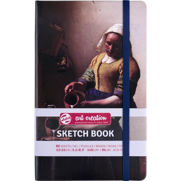 Schetsboek Talens Art Creation 80 vel 140gr 130x210mm Het Melkmeisje