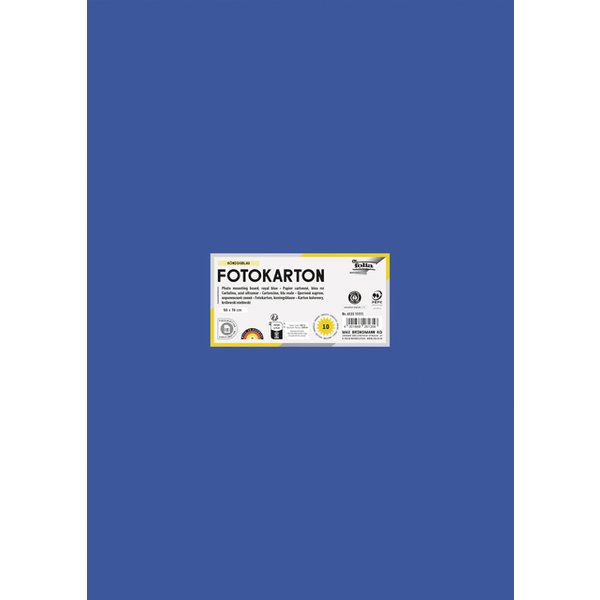 Fotokarton Folia 2-zijdig 50x70cm 300gr nr35 koningsblauw