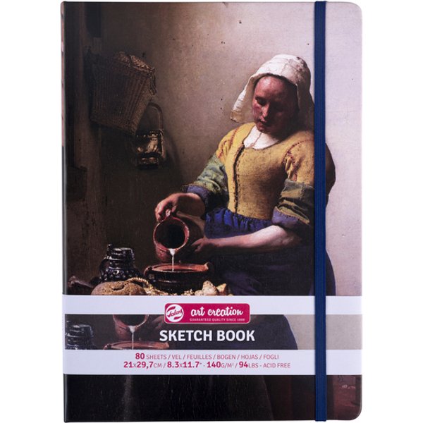 Schetsboek Talens Art Creation 80 vel 140gr 210x297mm Het melkmeisje