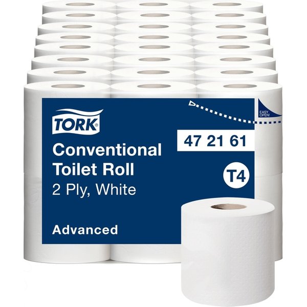 Toiletpapier Tork T4 Advanced 2-laags 200 vel wit 472161