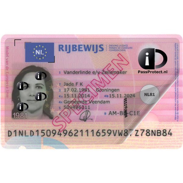 Beschermfolie PassProtect voor rijbewijs