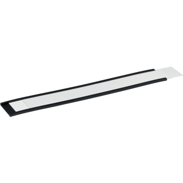 Etikethouder Durable magnetisch 200x30mm antraciet 50 stuks