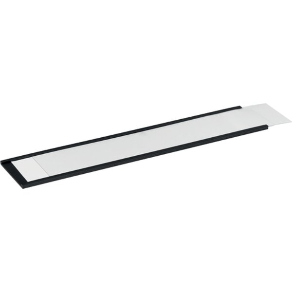 Etikethouder Durable magnetisch 200x40mm antraciet 50 stuks
