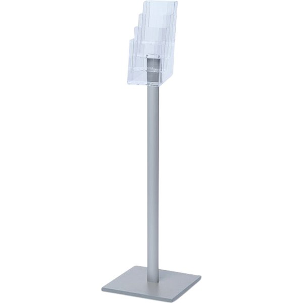 Brochurehouder Quantore met standaard 4x 110x140x30mm