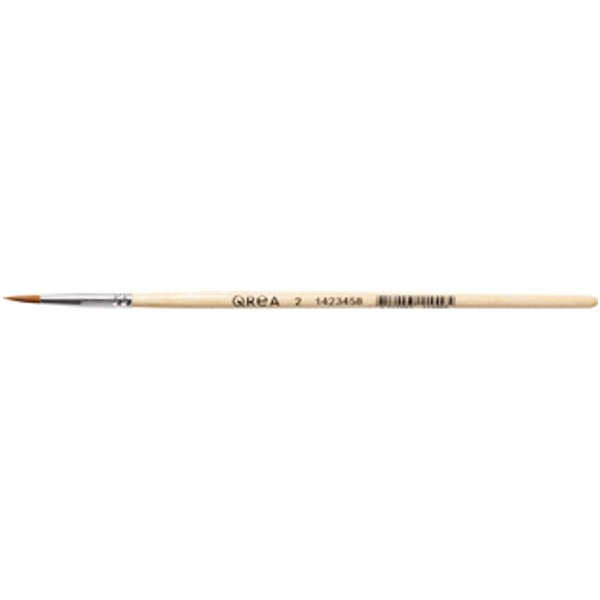 Penseel Qrea synthetisch haar nr 2 breedte 3,0mm