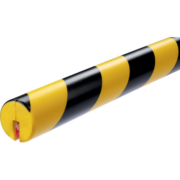 Beschermingsprofiel Durable E8R hoek 1m geel zwart