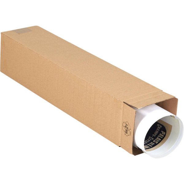 Vierkante koker IEZZY 610x120x120mm bruin