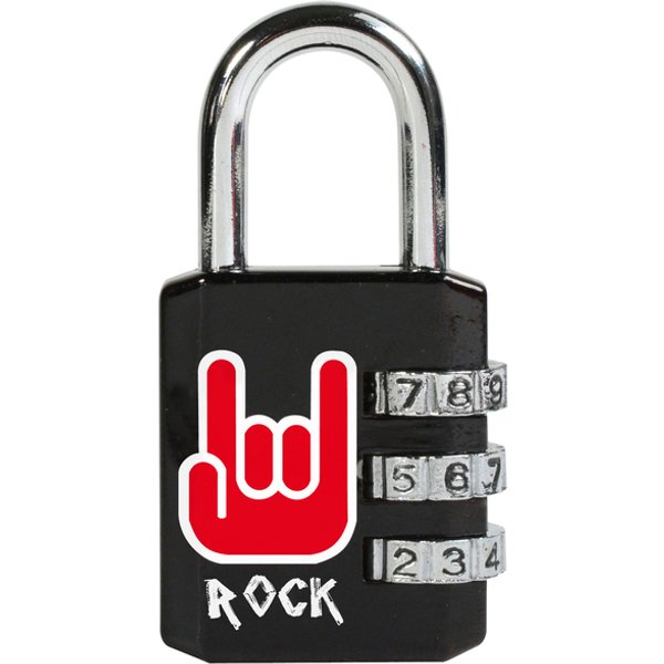 Hangslot Masterlock 3-cijfer combinatie 30mm rock patroon