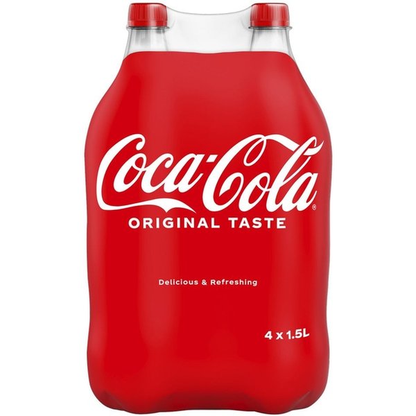 Frisdrank Coca Cola regular petfles 1.5 liter