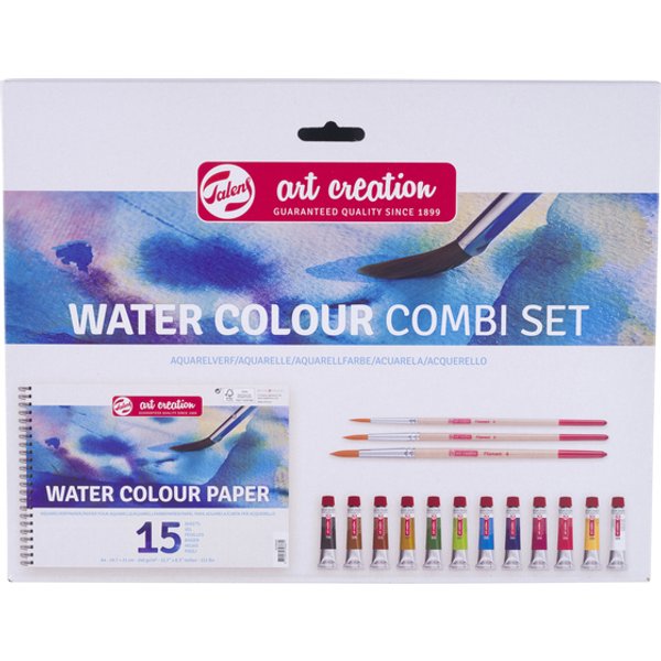 Schilderset Talens Art Creation aquarel à 16-delig blauw