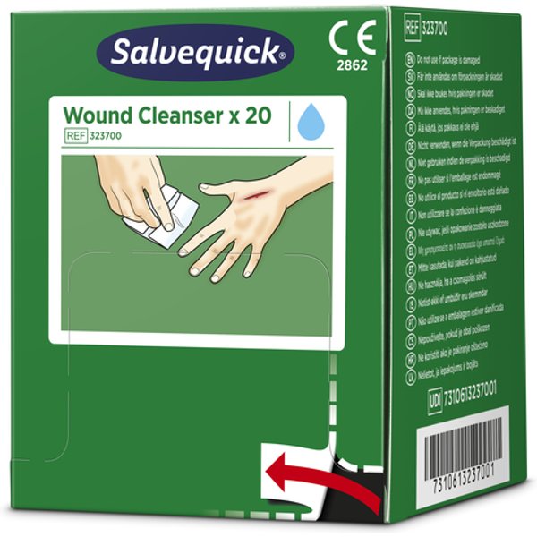 Wondreinigingsdoekjes Salvequick 20 stuks