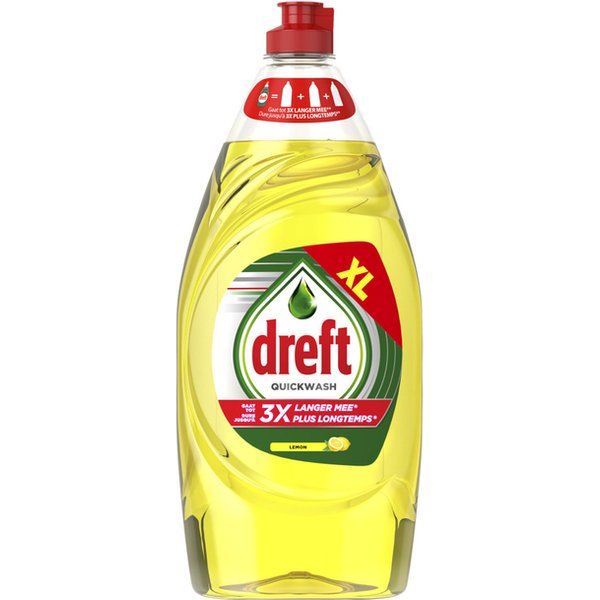Afwasmiddel Dreft citroen Quickwash 820ml