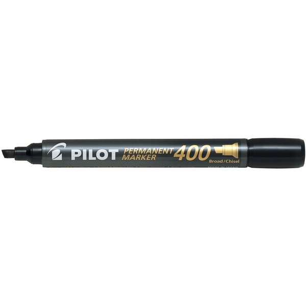 Permanent marker PILOT 400 schuin breed zwart