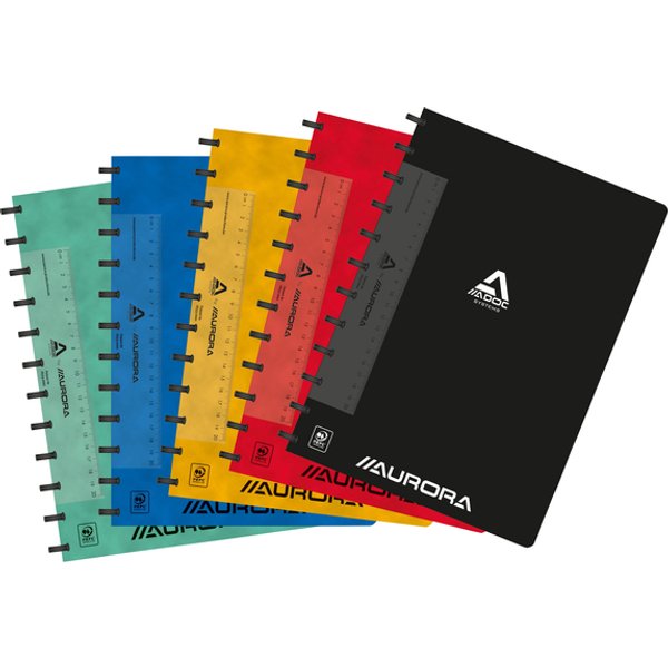 Schrift Adoc Classic A4 ruit 5x5mm 144 pagina's 90gr assorti