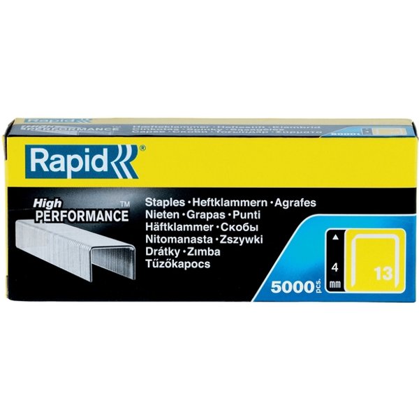 Nieten Rapid 13/4 gegalvaniseerd standaard 5000 stuks