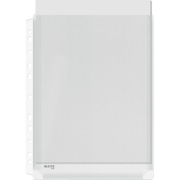 Showtas Leitz Premium copy safe 0.17mm PVC Expansievouw glashelder 10 stuks