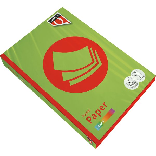Kopieerpapier Quantore Colour A4 120gr helgroen 250 vel