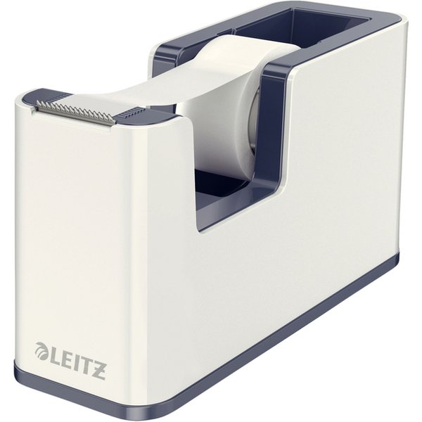 Plakbandhouder Leitz WOW wit/grijs