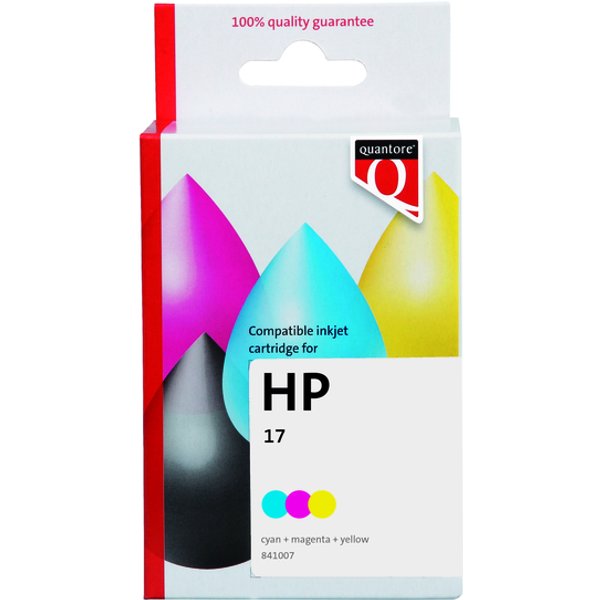 Inktcartridge Quantore alternatief tbv HP C6625D 17 kleur