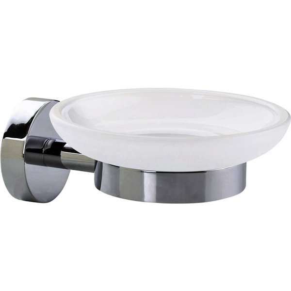Zeephouder tesa® Smooz hoogglans verchroomd metaal zelfklevend