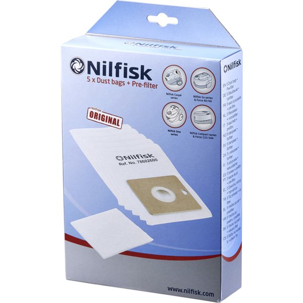 Stofzuigerzak Nilfisk One en Coupe 5 stuks