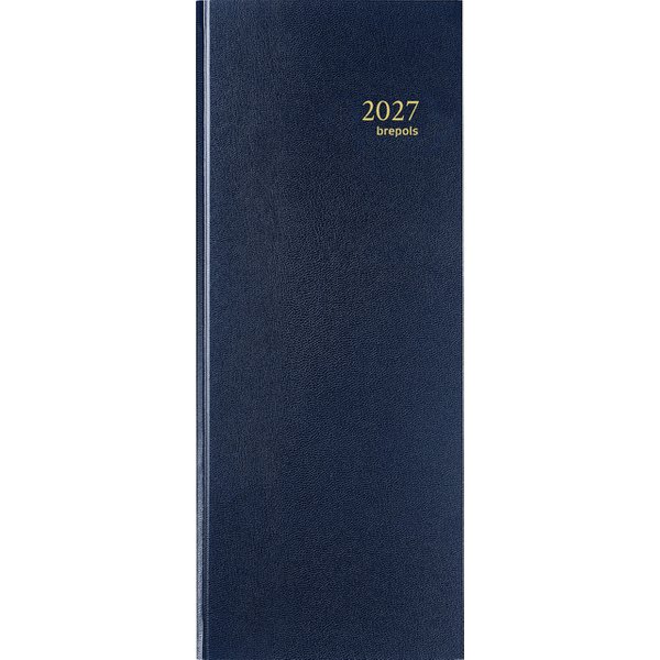 Agenda 2027 Brepols Saturnus Lima 1dag/1pagina blauw