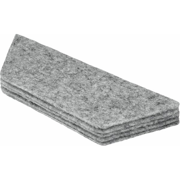 Navulling Nobo voor magnetische whiteboardwisser wit 10 stuks