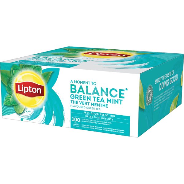 Thee Lipton Balance green tea mint 100x1.5gr