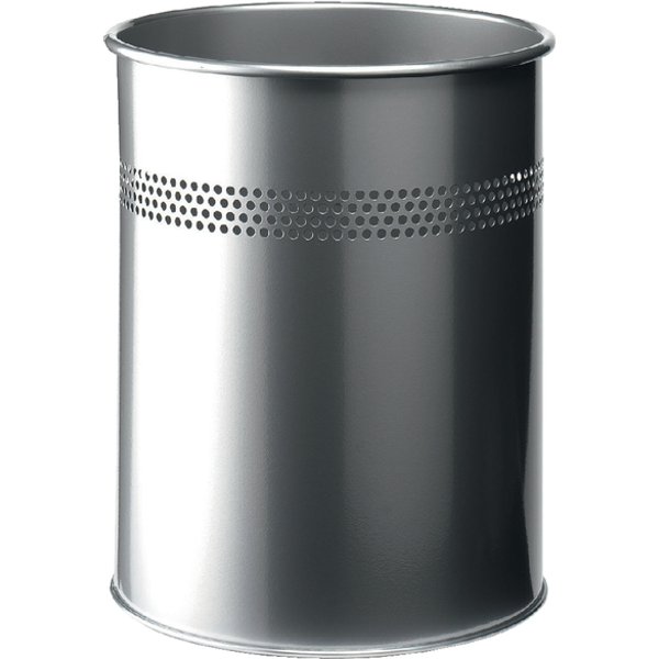 Papierbak Durable 3300-23 15 liter 30mm perforatie zilver